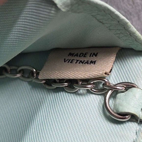 Vintage Coach Change Purse Teal small Zippered L1581 65566 - Picture 4 of 9